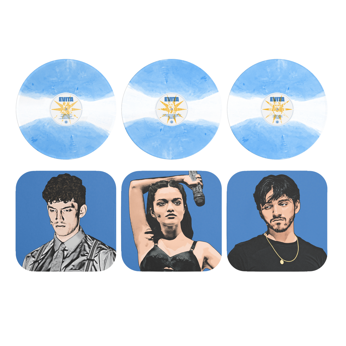 EVITA: The Full Album | Blue & White Triple LP