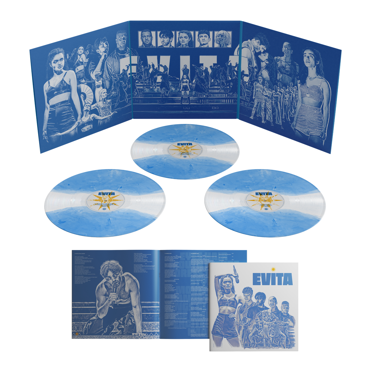 EVITA: The Full Album | Blue & White Triple LP